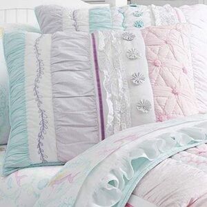 Pottery Barn Kids Bailey Ruffle Printed Standard Pillow Sham | PotteryBarn sham